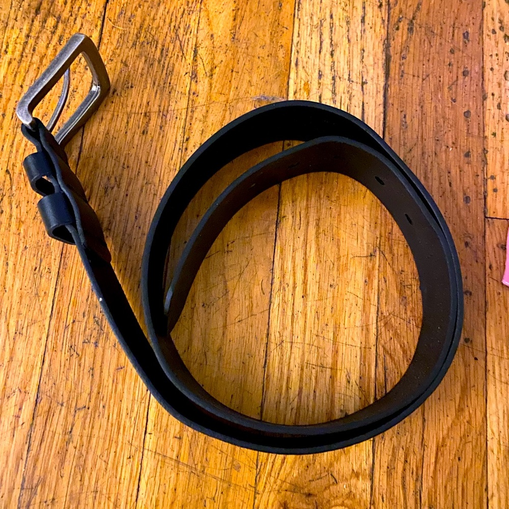 Black 42” (men’s/ unisex) Leather Belt